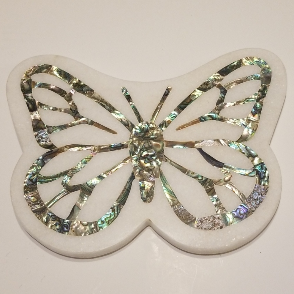Beautiful quartz and abalone slap